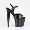 Pleaser - RAZZLE809 Sandale à bride à la cheville, Pole dance chaussures - Noir Product image